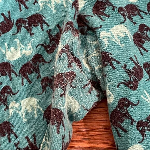 New York & Co The Audrey Pant Slim Leg Ankle 4 Way Stretch Teal Elephants Sz 10 - Picture 4 of 10